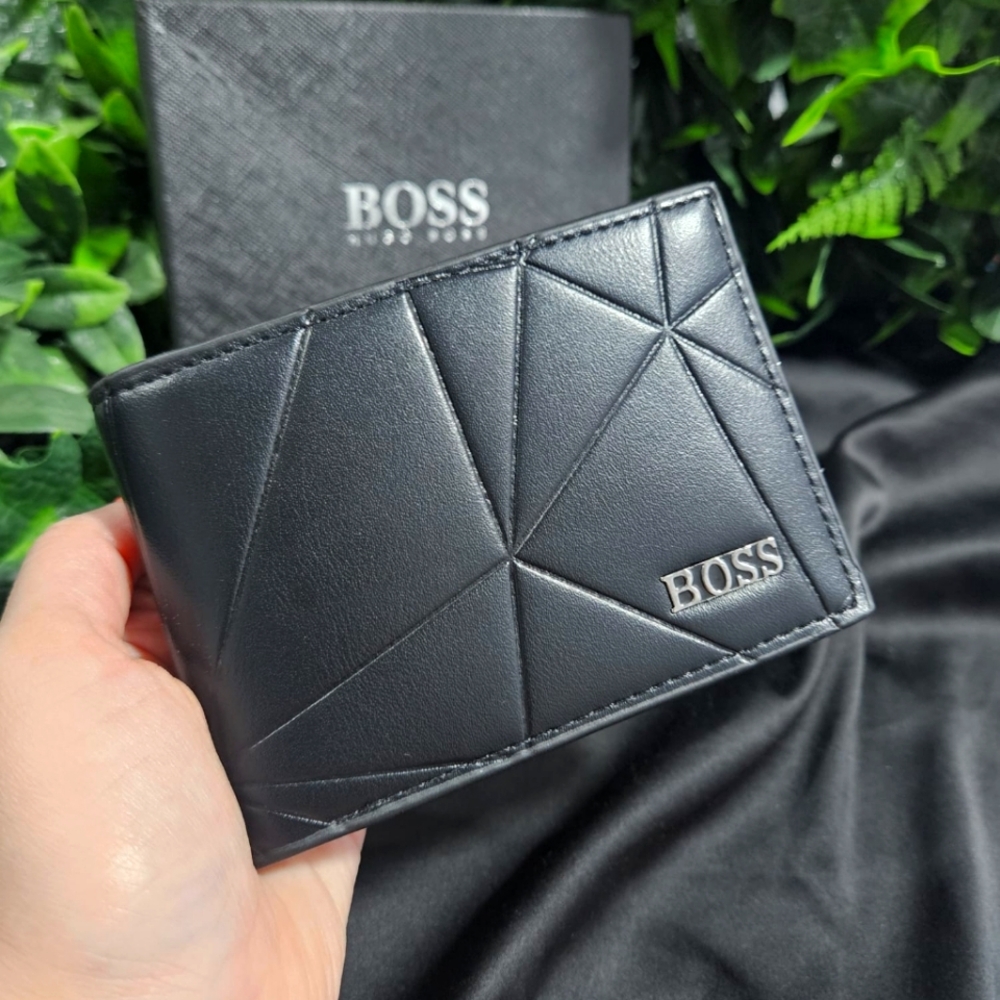 BOSS Black Leather Wallet